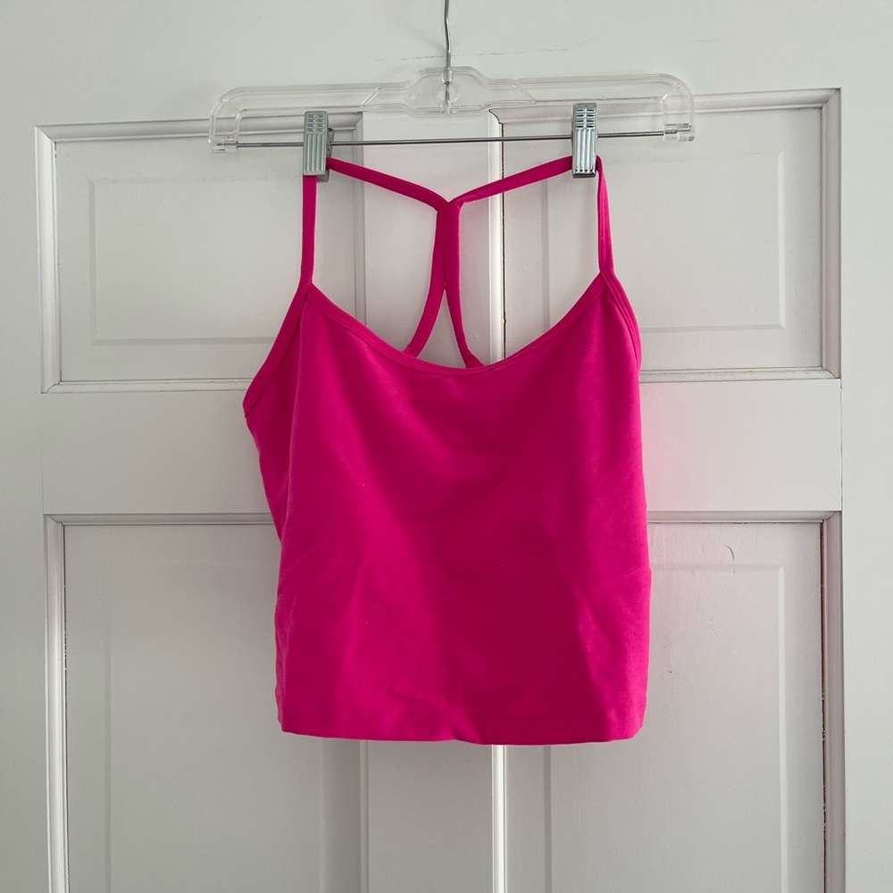 Spacedye Slim Racerback Cropped Tank
